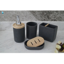 Cobuild wholesale hotel accessory complete polyresin bathroom set